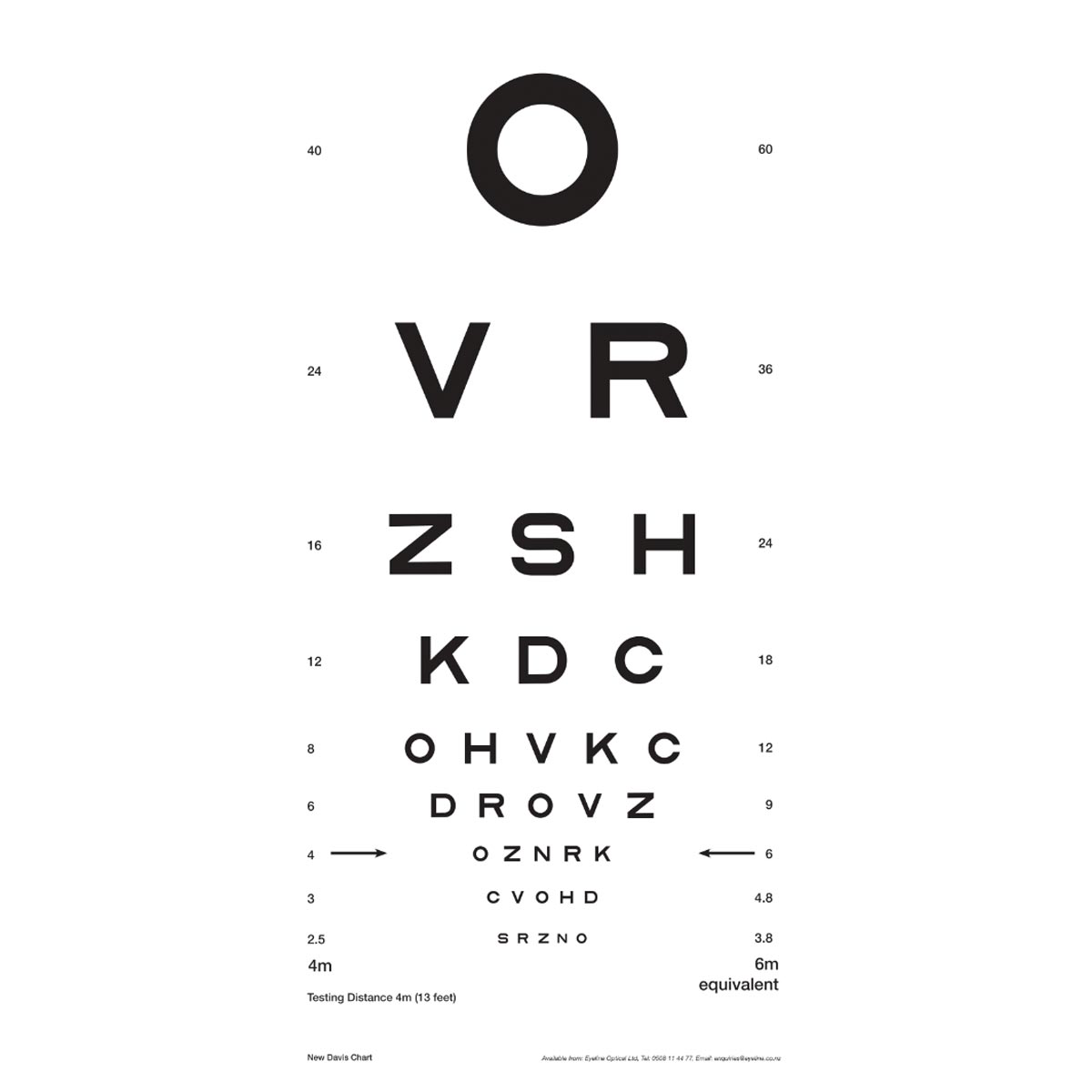 Vision Hearing Technicians (VHT) Chart - Eyeline Optical NZ LTD | New ...
